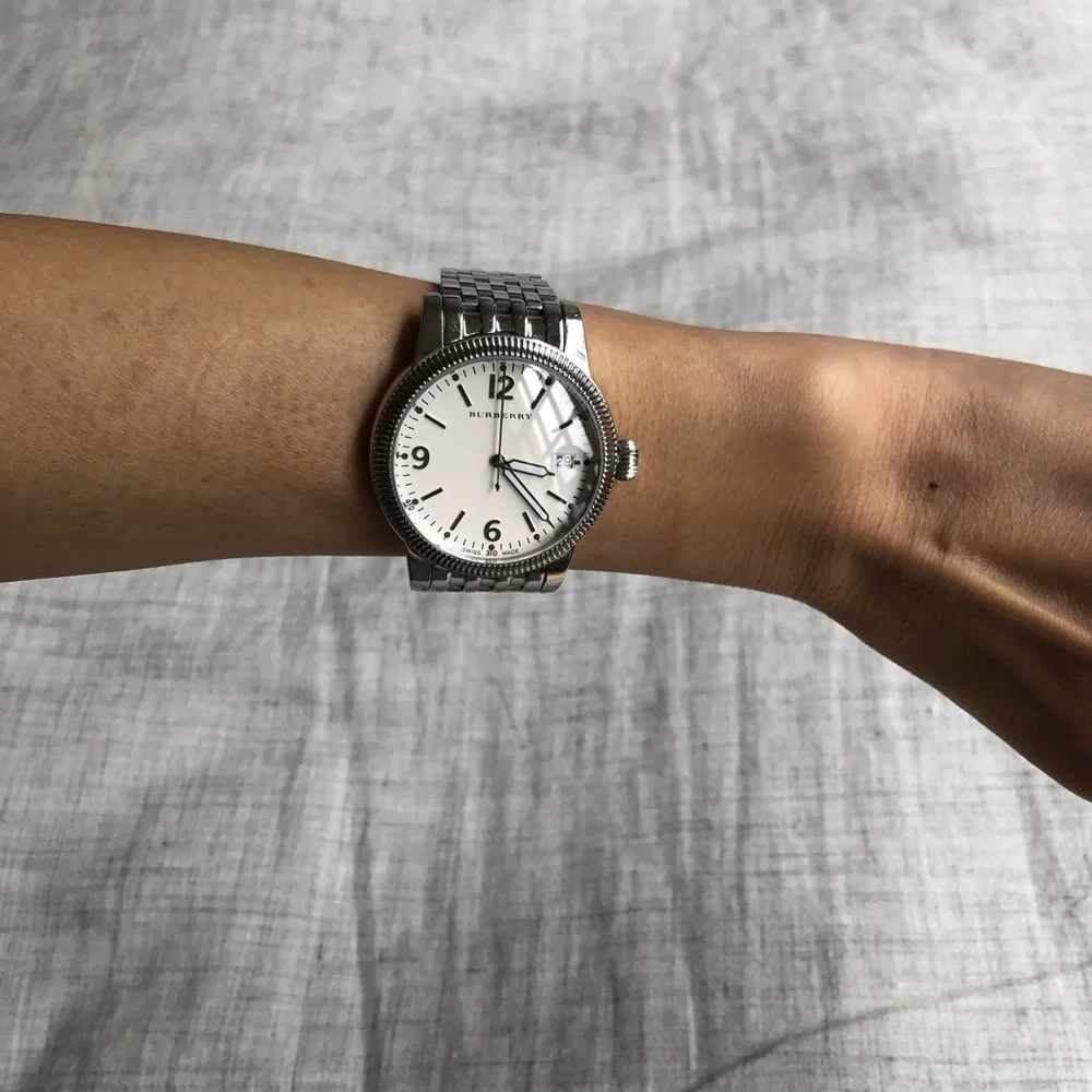 Burberry the Utilitarian White Dial Stainless Steel watch - Picture 9 of 10